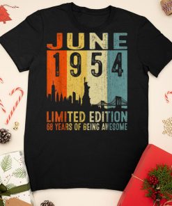 June 1954 68th Birthday 68 Year Old 1954 Birthday Vintage T Shirt sweater shirt