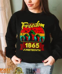 June 19th, 1865 Graphic Retro Style Tees Juneteenth 1865 T Shirt