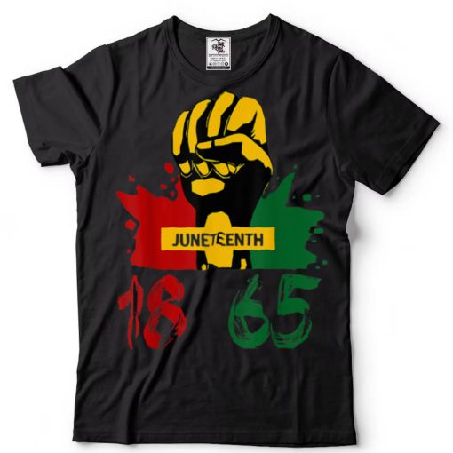 Juneteenth 18 65 African American Power T Shirt sweater shirt