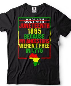 Juneteenth 1865 African American Black History Freedom Day T Shirt tee