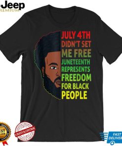 Juneteenth 1865 Black King African American Freedom Gift T Shirt tee