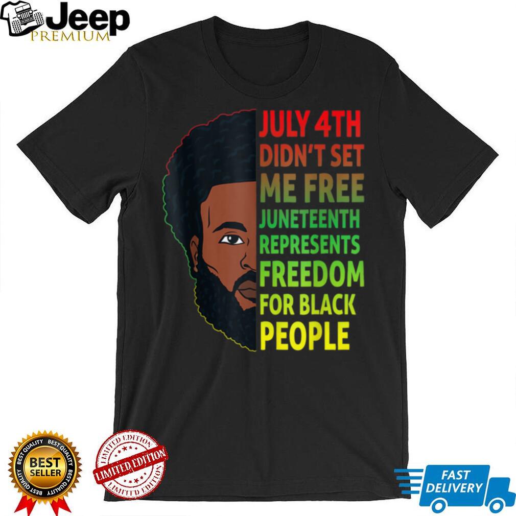 Juneteenth 1865 Black King African American Freedom Gift T Shirt tee