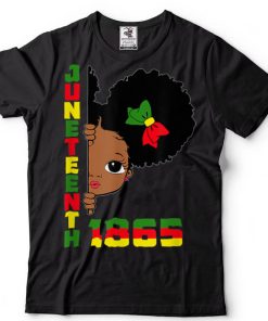 Juneteenth Celebrating 1865 Cute Black Girls Kids T Shirt tee
