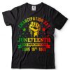 Juneteenth Emancipation African American Freedom Black Pride T Shirt tee