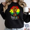 Juneteenth FreeIsh Since 1865 Afro Flag Black Men Women Kids T Shirt tee