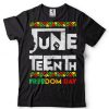Juneteenth Freeish Since 1865 Ancestor Black History Melanin T Shirt tee