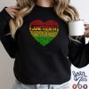 Juneteenth Heart Colors Black Pride Freedom independence Day T Shirt tee