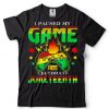 Juneteenth I Paused My Game To Celebrate Gamer T Shirt tee