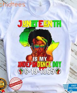Juneteenth Independence Day Afro Melanin Natural Hair Womens T Shirt, sweater