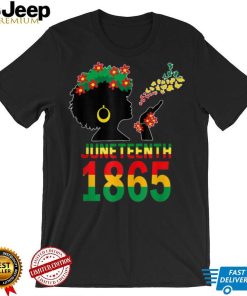 Juneteenth Independence Women Flag 1865 T Shirt tee