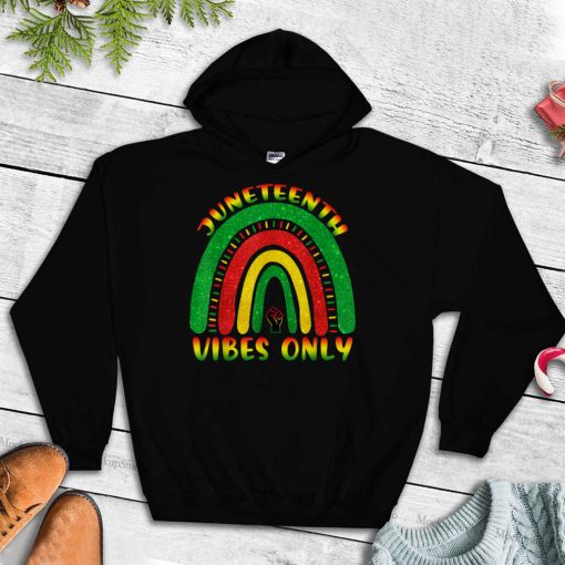 Juneteenth Vibes Only Black African American Cute Women Girl T Shirt tee