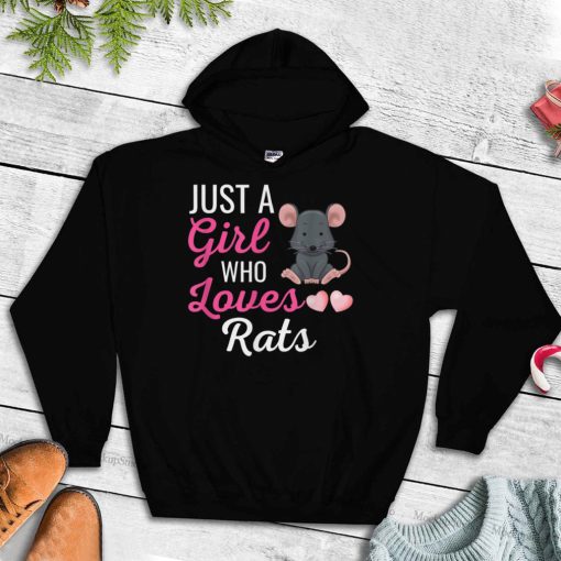 Just A Girl Who Loves Rats Shirt Cute Rat Lover T Shirt tee