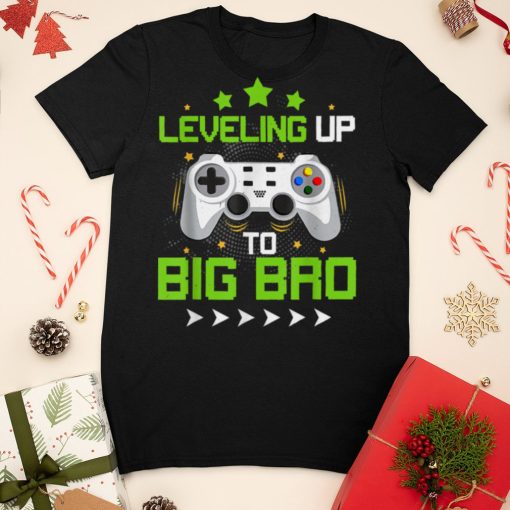 Leveling Up To Big Bro Promoted To Big Brother Retro Vintage T Shirt sweater shirt