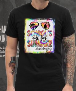 Lunch Lady Schools Out For Summer Tie dye Last Day Of School T Shirt tee