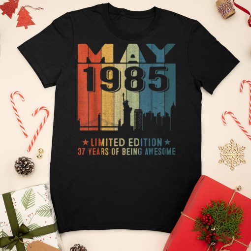 May 1985 37th Birthday 37 Year Old 1985 Birthday Vintage T Shirt sweater shirt