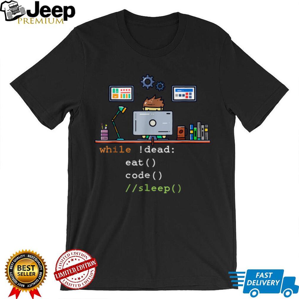 Mens Computer Science Python Programmer Eat Code Sleep T Shirt tee