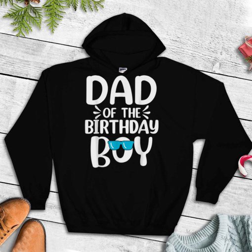 Mens Dad of The Birthday Boy Funny Papa Fathers Day T Shirt tee