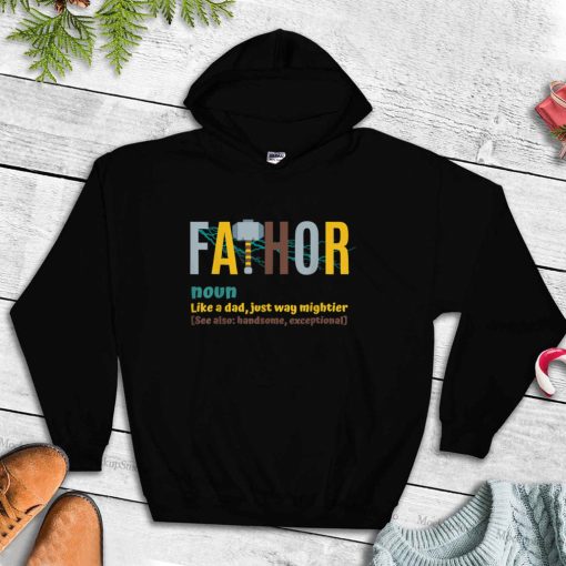 Mens Fathor Thor Viking Dad Father Pun Funny Cool Vintage Gr T Shirt (1) tee