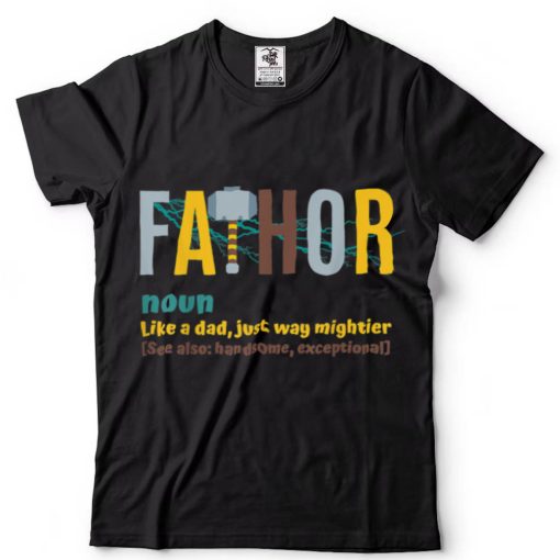 Mens Fathor Thor Viking Dad Father Pun Funny Cool Vintage Gr T Shirt tee