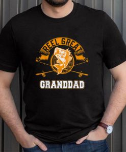Mens Gift For Fathers Day Tee Fishing Reel Great Granddad T Shirt, sweater