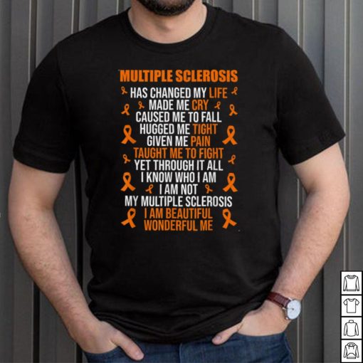 Multiple Sclerosis Awareness Survivor Cure Fight MS Warrior T Shirt, sweater