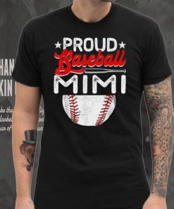 Proud Baseball Mimi Mother’s Day Sport Lover Mama Mom T Shirt tee