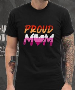 Proud Mom Lesbian LGBTQ Pride Month Queer Equality LGBT T Shirt tee