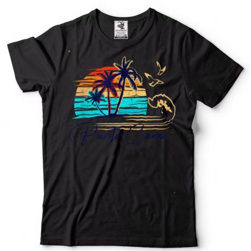 Punta Cana Beaches Palm Tree Summer Friends Family Vacation T Shirt tee