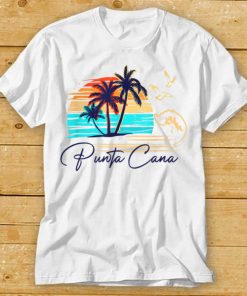 Punta Cana Beaches Palm Tree Summer Friends Family Vacation T Shirt tee