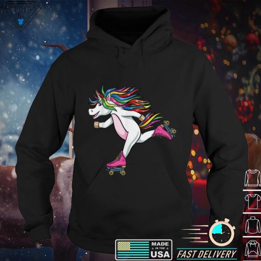 Roller Skating Unicorn for Roller Skater T Shirt tee