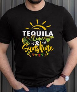 Tequila Lime Sunshine Lime Lemon Drinking Lovers Cinco De T Shirt, sweater