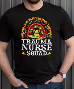 Trauma Nurse Squad Cinco De Mayo Rainbow Leopard Nursing T Shirt, sweater
