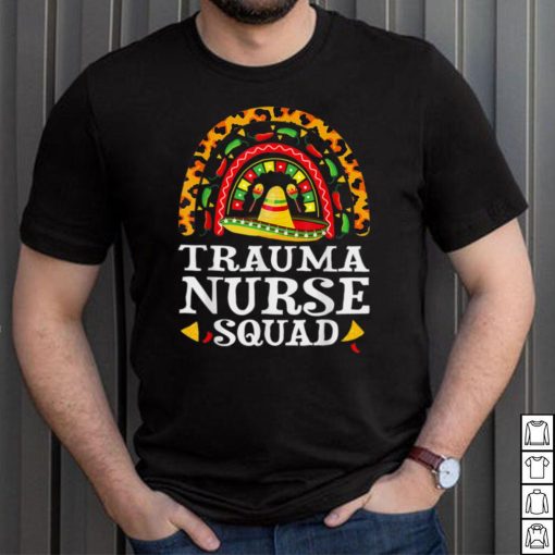 Trauma Nurse Squad Cinco De Mayo Rainbow Leopard Nursing T Shirt, sweater