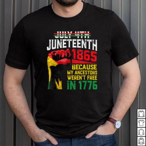 Vintage July Fourth Juneteenth 1865 African Men Women Fist T Shirt, sweater