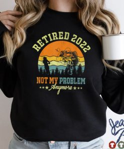 Vintage retro Retirement gifts Fishing lovers Retired 2022 T Shirt sweater shirt