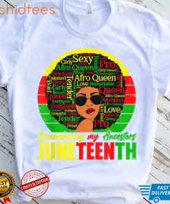 Womens Black Freedom 1865 Remembering My Ancestors Juneteent T Shirt, sweater