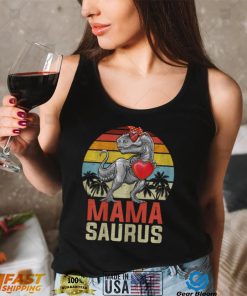 Womens Mamasaurus T Rex Dinosaur Mom Saurus Family Matching Women T Shirt