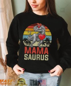 Womens Mamasaurus T Rex Dinosaur Mom Saurus Family Matching Women T Shirt