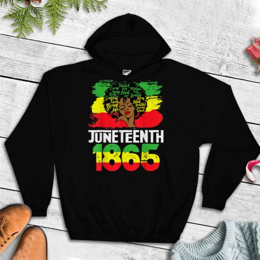 Juneteenth Is My Independence Day Black Women Black Pride T Shirt tee