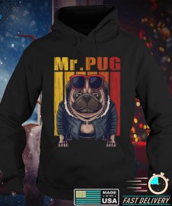 pug dog cool vector illustration T Shirt tee