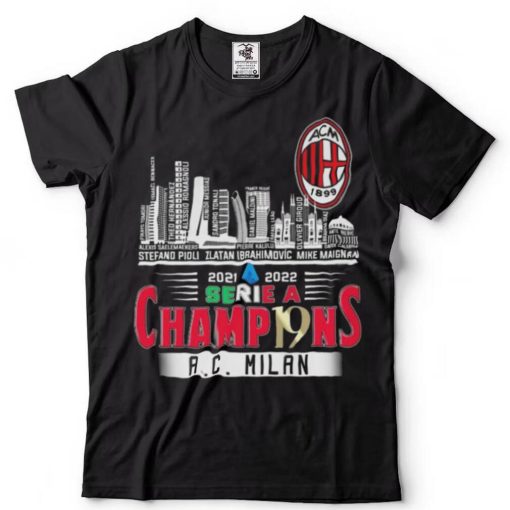 2021 2022 Serie A Champ19ns AC Milan Champions Shirt