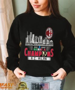 2021 2022 Serie A Champ19ns AC Milan Champions Shirt