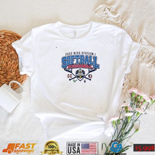 2022 NCAA Division I Softball the road the WCWS regional Florida State shirt