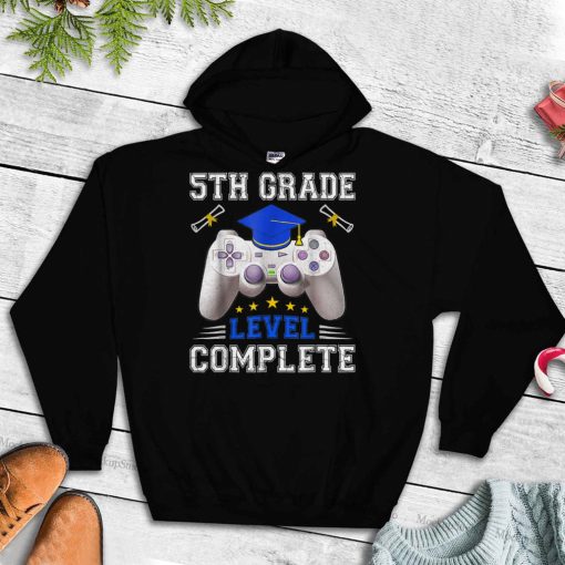 5th Grade Level Complete Gamer Class Of 2022 Graduation Gift T Shirt