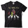 AC Milan Olivier Giroud and Mike Maignan and Zlatan Ibrahimovic and Stefano Pioli abbey road signatures shirt