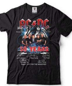 ACDC 50 Year 1973 2023 tshirt, ACDC 50th Anniversary Shirt