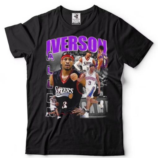 Allen Iverson Vintage 90s 80s Bootleg Tshirt