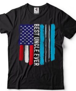 American Flag Botswana Flag Best Uncle Ever Family T Shirt