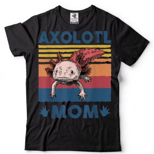 Axolotl Mom Mother Retro Shirt Cute Axolotl Kids T Shirt