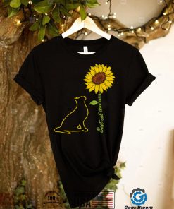 Best Cat Dad Ever Sunflower Cat Lover Sunflower Father's Day T Shirt